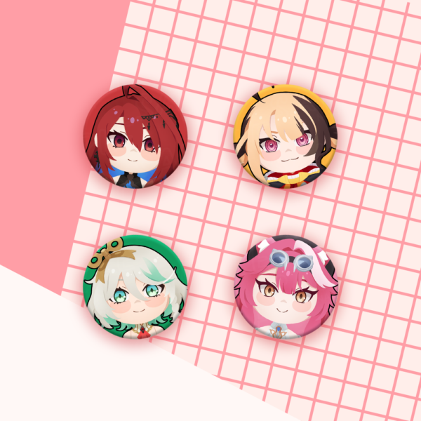 Hololive Justice | Button Pins