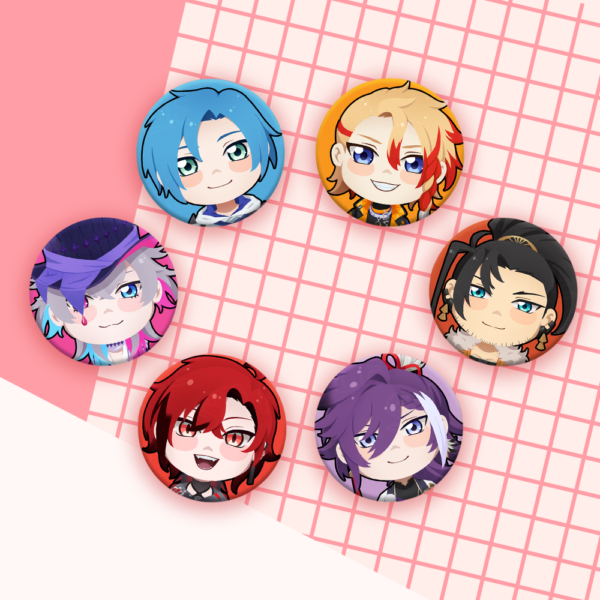 Holostars Tempus | Button Pins