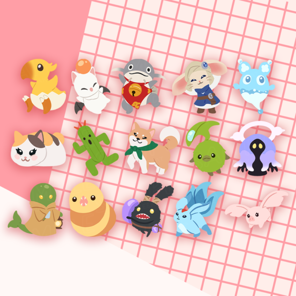 FF14 Little Guys | Sticker Flakes - Image 2