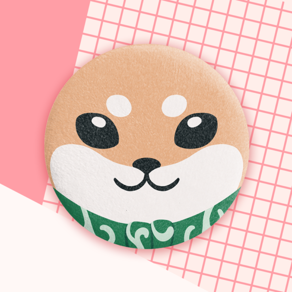 Mameshiba | Plush Badge