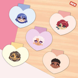 Fields of Mistria Bachelors | Magnetic Bookmarks