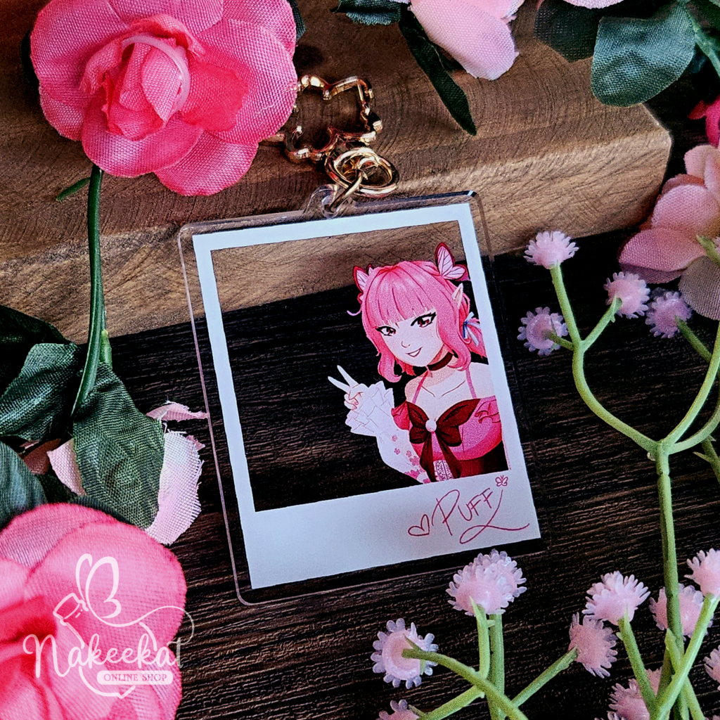 Puff Polaroid • Acrylic Charm